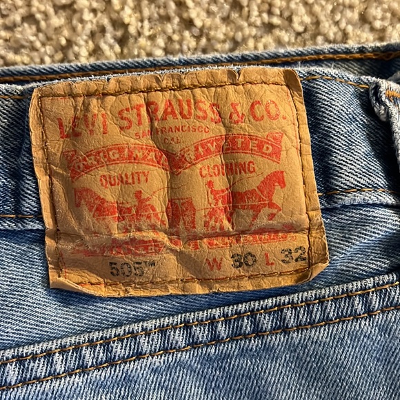 Levi’s light washed 505 jeans W30 L32 - Picture 5 of 5